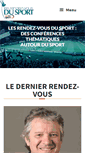 Mobile Screenshot of lesrendezvousdusport.fr